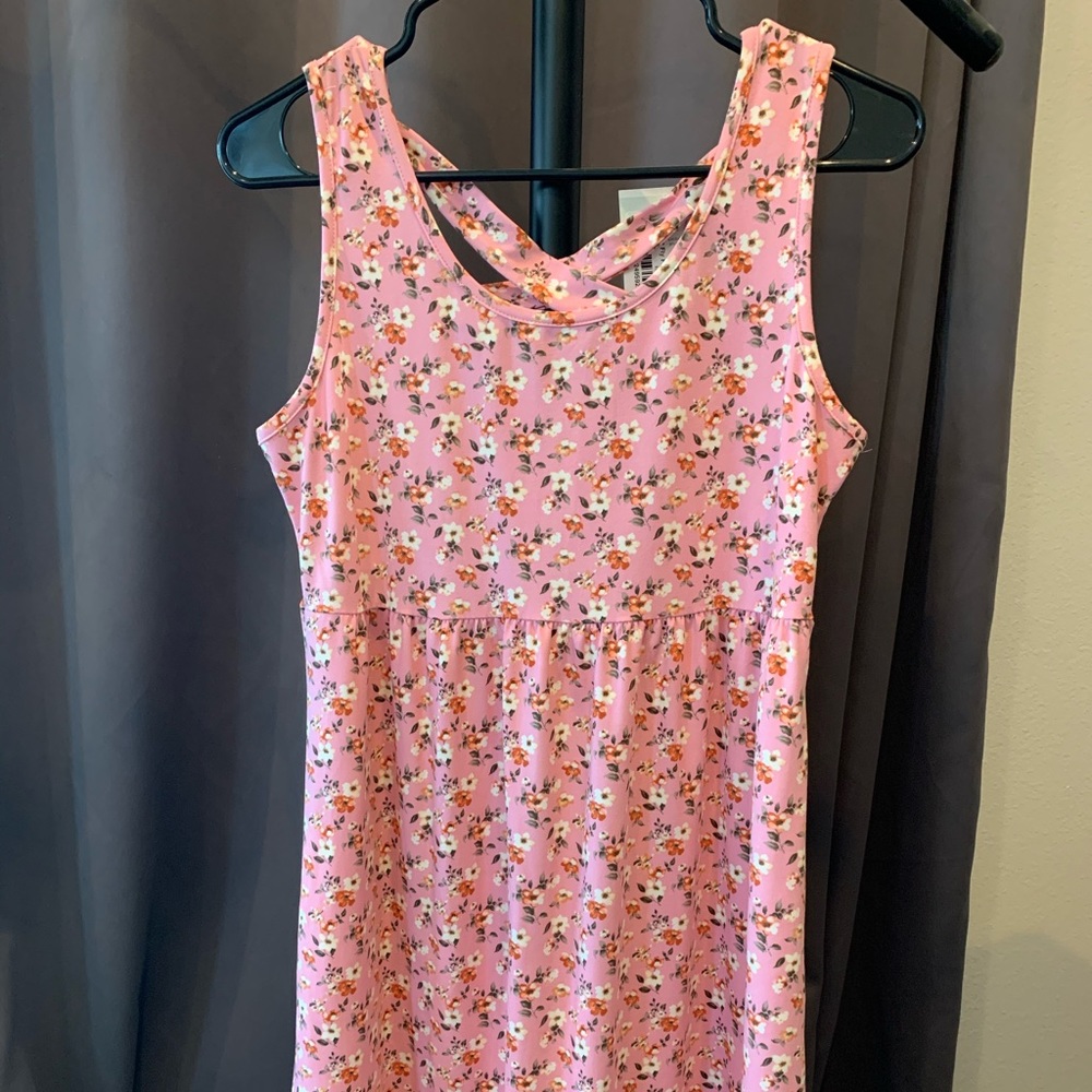 Pink Floral Dress
